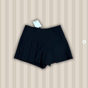 Zara XSmall pleated crossover wrap skort (NWT)